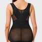 Open Bust Cross Compression Body Shaper