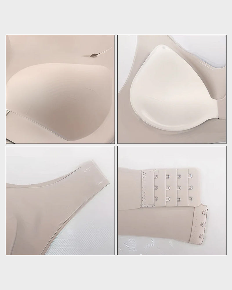 ⏳LAST DAY SALE ONLY 8.99!!👍✨Cross Back Front Closure Wireless Posture Support Bra– All-Day Comfort, Breathable & Summer-Ready 💕