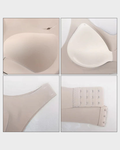 ⏳LAST DAY SALE ONLY 8.99!!👍✨Cross Back Front Closure Wireless Posture Support Bra– All-Day Comfort, Breathable & Summer-Ready 💕