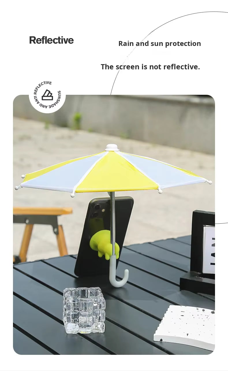 ⏳LAST DAY SALE ONLY ￡7.99!!🔥NiqueAura™ SunShade Phone Umbrella 🌞📱  Universal Adjustable Stand with Strong Suction Cup –  Blocks Glare & UV Rays for Outdoor Screen Viewing 🇬🇧☀️