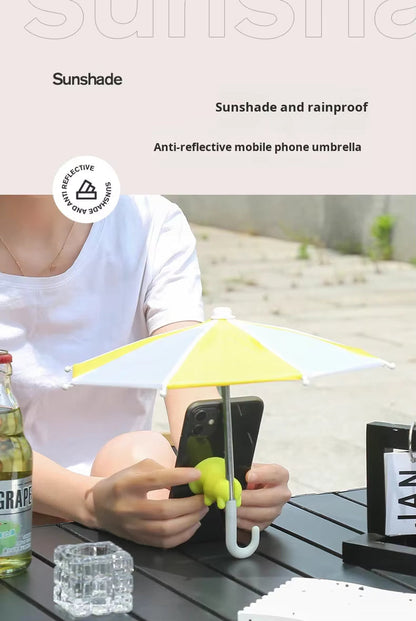 ⏳LAST DAY SALE ONLY ￡7.99!!🔥NiqueAura™ SunShade Phone Umbrella 🌞📱  Universal Adjustable Stand with Strong Suction Cup –  Blocks Glare & UV Rays for Outdoor Screen Viewing 🇬🇧☀️