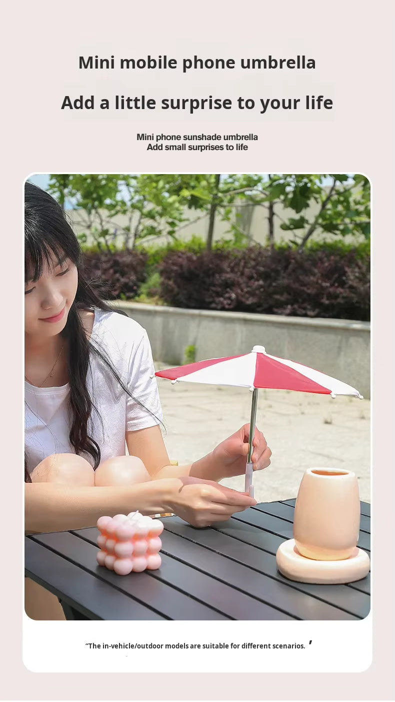 ⏳LAST DAY SALE ONLY ￡7.99!!🔥NiqueAura™ SunShade Phone Umbrella 🌞📱  Universal Adjustable Stand with Strong Suction Cup –  Blocks Glare & UV Rays for Outdoor Screen Viewing 🇬🇧☀️