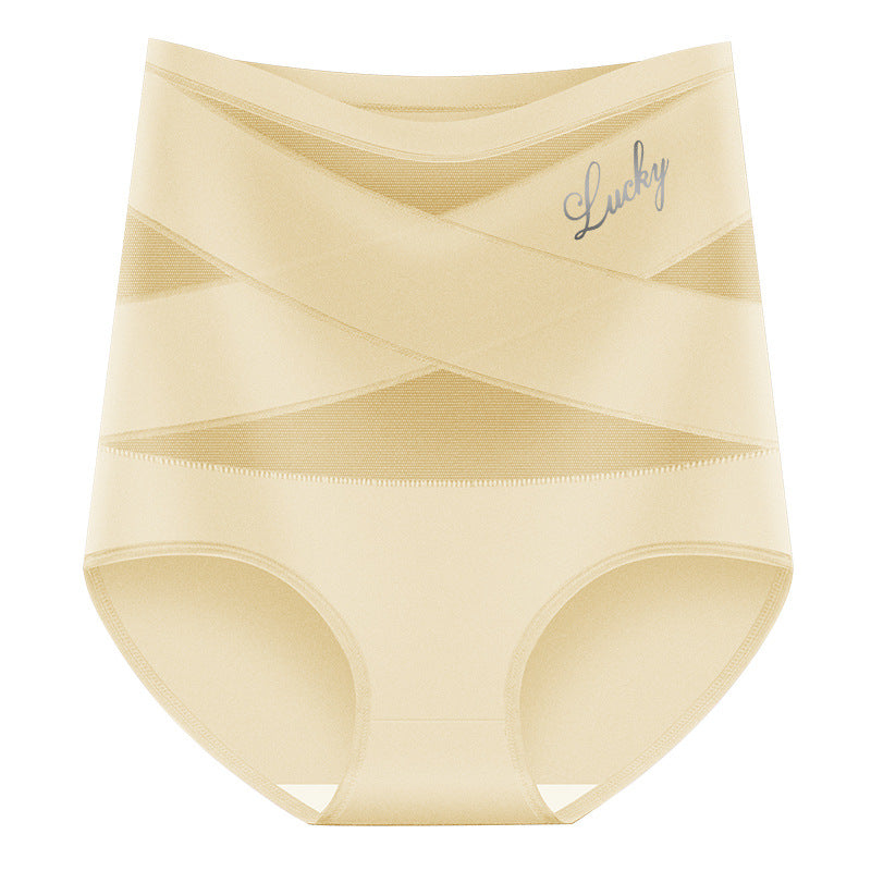 ✨Last Day-Buy 1 Get 3 Packs✨Plus-Size High-Waist Cross Tummy Control Panties
