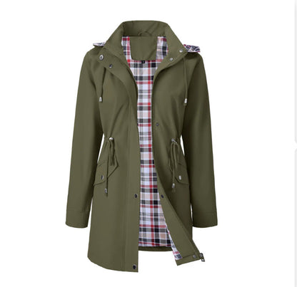 🔥Limited Hot Sale 50% OFF🎁🧥3-in-1 Plaid Waterproof Jacket for Women– Rain, Wind & Cold, All Covered