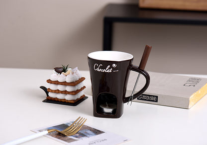 Ceramic Chocolate Fondue Mug