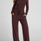 🔥LAST DAY 50% OFF👚2025 Women's Fall Outfits Long Sleeve Wide Leg Lounge Set💕