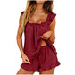 🔥2026  Hot  Sale🔥  Soft & Comfy Ruffle Trim Pajama Set