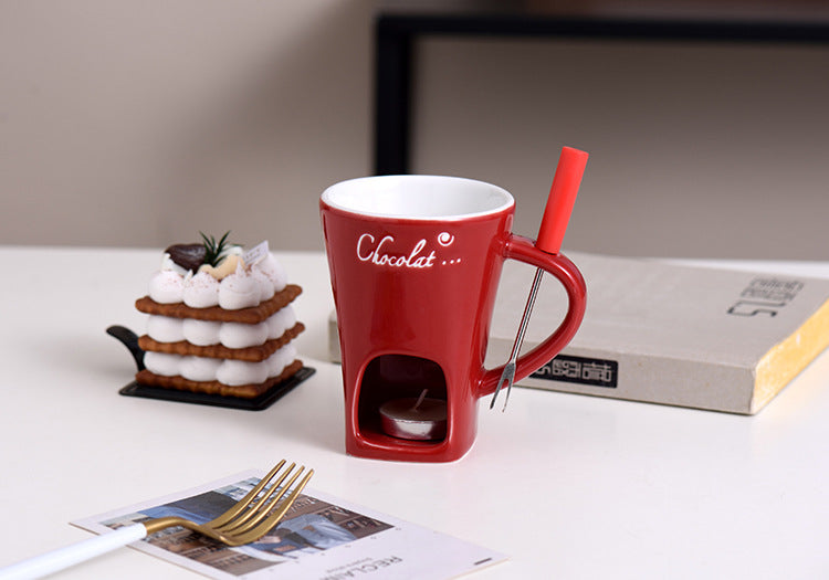Ceramic Chocolate Fondue Mug