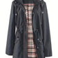 🔥Limited Hot Sale 50% OFF🎁🧥3-in-1 Plaid Waterproof Jacket for Women– Rain, Wind & Cold, All Covered