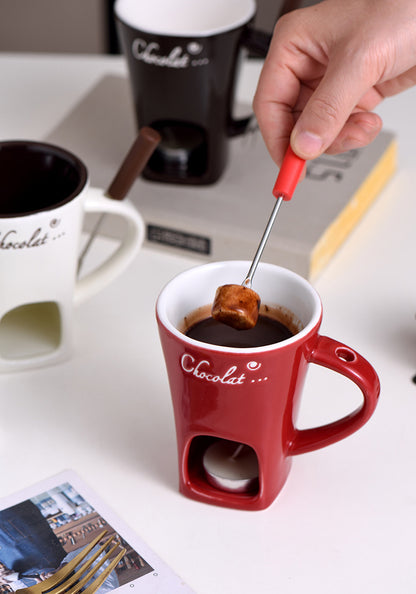 Ceramic Chocolate Fondue Mug