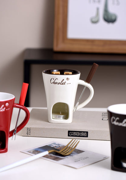 Ceramic Chocolate Fondue Mug