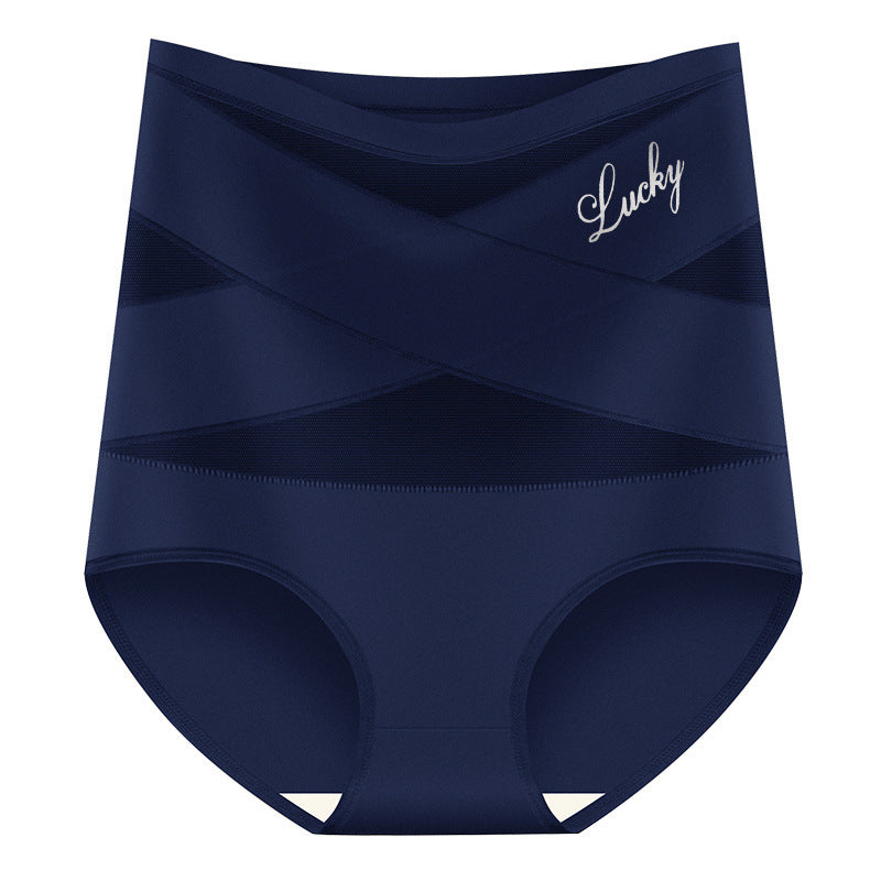 🌸Last Day-Buy 1 Get 3 Packs✨Plus-Size High-Waist Cross Tummy Control Panties
