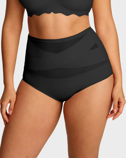 ✨Last Day-Buy 1 Get 3 Packs✨Plus-Size High-Waist Cross Tummy Control Panties