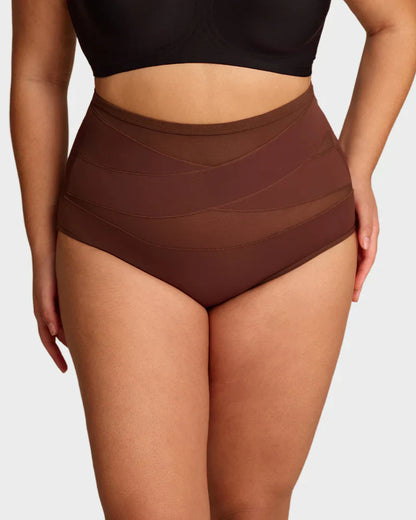 ✨Last Day-Buy 1 Get 3 Packs✨Plus-Size High-Waist Cross Tummy Control Panties