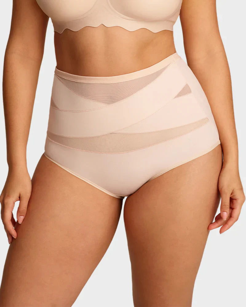 ✨Last Day-Buy 1 Get 3 Packs✨Plus-Size High-Waist Cross Tummy Control Panties