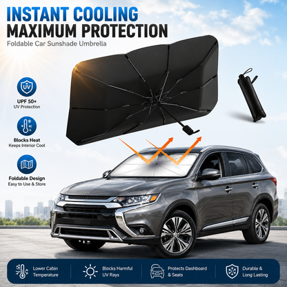 ☀️ 50% OFF NOW!🚗 Foldable Car Window Sunshade – Blocks UV rays and heat – Protects the dashboard and interior 🛡️