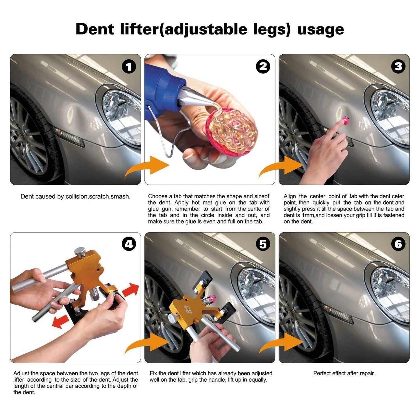 🚗 Paintless Dent Repair Tools