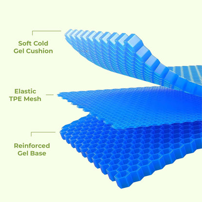 ❄️Last Day  Buy 3 get 1 free🧊Summer Honeycomb Gel Seat Cushion