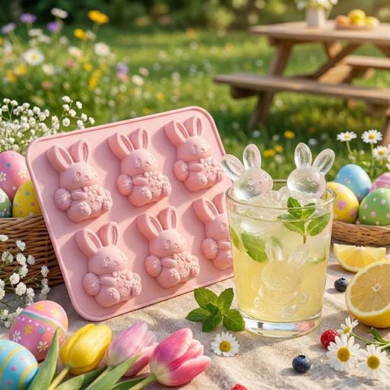 ⏳Last Day Special Price ￡6.99!!🐮 Mini Highland Cow Ice Cube Mold – Cute 3D Ice for Drinks, Parties & Gifts– UK Ready! 🇬🇧