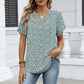 💥2026 Hot Sale 49% OFF👚Women's Dressy Casual Shirts Short Sleeve V Neck Work Blouse
