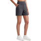 ⏳HOT SALE 49% OFF🔥 Women's High-Waist Bermuda Shorts with Pockets 🎯 | Running Yoga Casual Activewear 😎 | Buy 2 FREE Shipping – UK Stock! 🇬🇧
