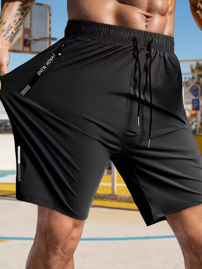 🔥HOT SALE 70% OFF🥰 Men's Elastic Summer Shorts💎Breathable, Zippered Pockets & Stretch Fit🩳❄️