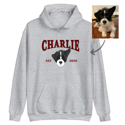 Custom Pet Portrait Hoodie
