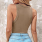 💓Summer Special Price ￡8.99!!🏖️Ribbed Stretchy Tank Top with Shelf Bra