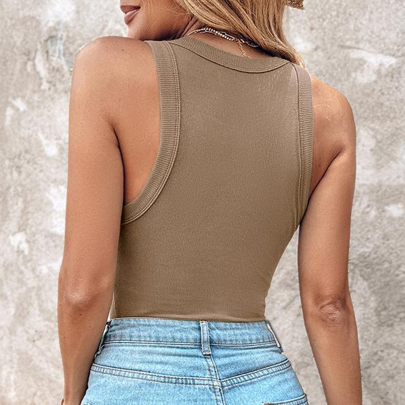 💖2026 HOT SALE 60% Off💕💖Ribbed Stretchy Tank Top with Shelf Bra