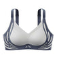 ✨LAST DAY SALE 50% OFF✨Color-Blocked Non-Marking Gathered Push-Up Bra