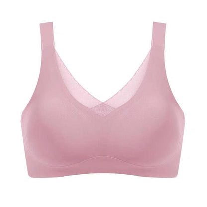 3D Stretchy Seamless Wireless Bra with Silicone Pads