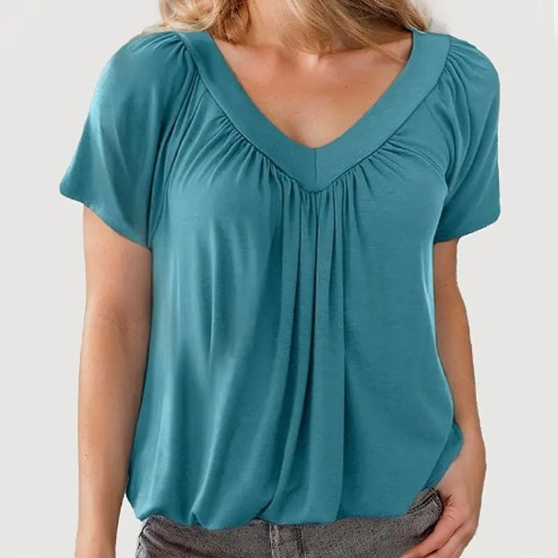 ⏳ Limited Time 50% Off!💐Women's Casual V Neck Basic T-shirt
