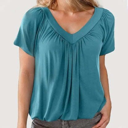 ⏳ Limited Time 50% Off!💐Women's Casual V Neck Basic T-shirt