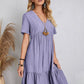 💝Hot Sale 60% Off🎁Retro V-neck Loose Casual Dress💖Buy 2 Free Shipping