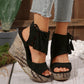 🔥 Hot Sale 🔥Women's Tassel Open Toe Platform Wedge Sandals