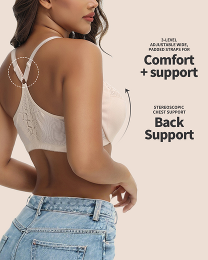 Women's Push Up Front Closure Bra
