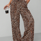 💖LAST DAY SALE 50% OFF💷Women's Summer Wide Leg Pants Flowy Drawstring Elastic Waist Trousers with Pockets