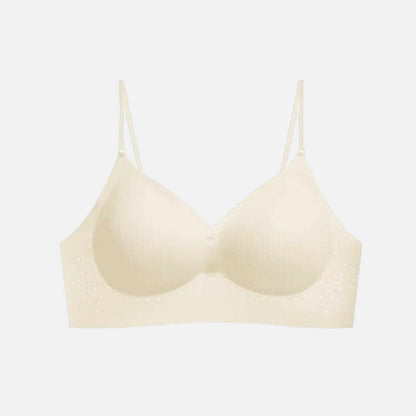 Women's Seamless Wireless Bra with Convertible Straps