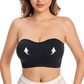 Women’s Wireless Bandeau Bra with Removable Straps