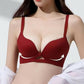 Women's Solid Color Seamless & Wire-Free Push-up Bra with Shaping Support