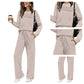 🔥LAST DAY SALE 70% OFF👍✨Women's Crew Neck Top & Drawstring Pants Short Set