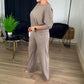 ✈️Free shipping worldwide⏳Time-Limited Special⏰Elegant 3-piece set including long cardigan, top and pants💞