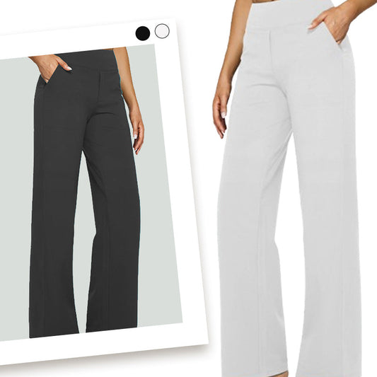 Women's Casual Simple Solid Color High Waist Stretch Yoga Pants