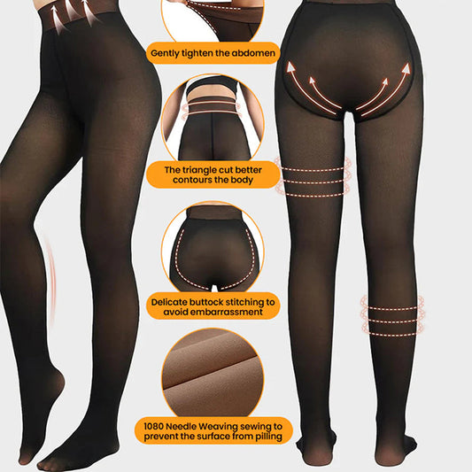 High-Density Thermal Seamless Tights