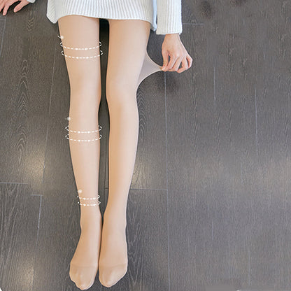 High-Density Thermal Seamless Tights