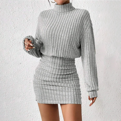Women's Ruched Knit Bodycon Dress
