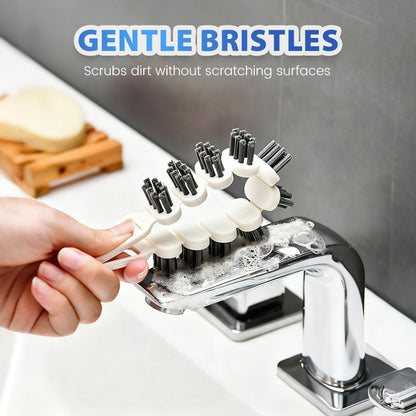 Bendable Multifunctional Crevice Cleaning Brush