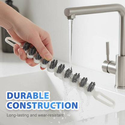 Bendable Multifunctional Crevice Cleaning Brush