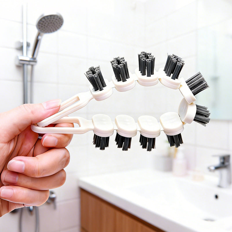 Bendable Multifunctional Crevice Cleaning Brush