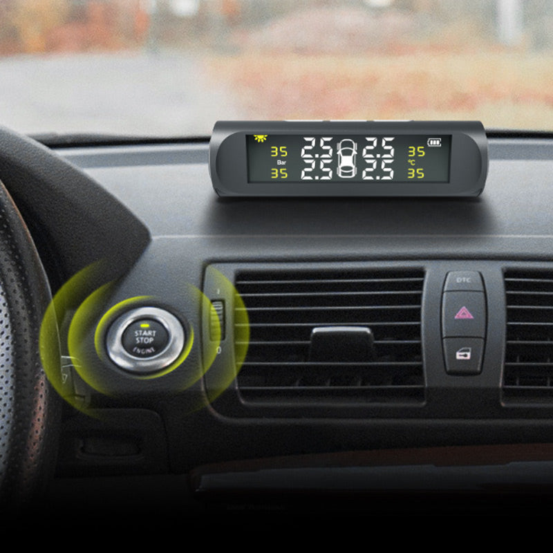 Solar Real-Time Four-Wheel Display Tire Pressure Monitor